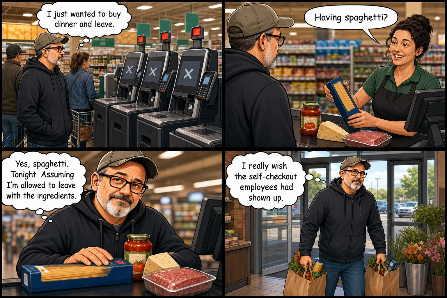 I Bought Spaghetti Ingredients and Somehow Got a Dinner Interview