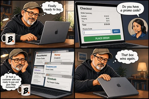 I Was Ready to Pay Until You Mentioned a Promo Code