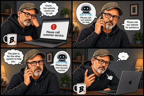 The Website Says Call. The Phone Says Go Online.