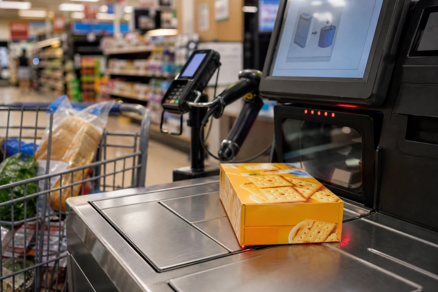 The Self-Checkout Is Suspicious of the Crackers