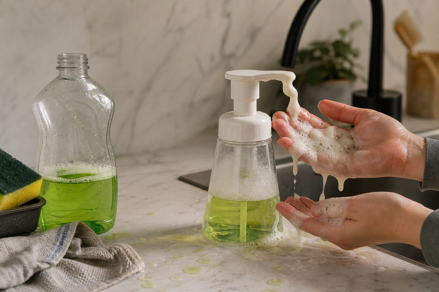 Can You Use Regular Dish Soap in a Foam Hand Soap Dispenser?
