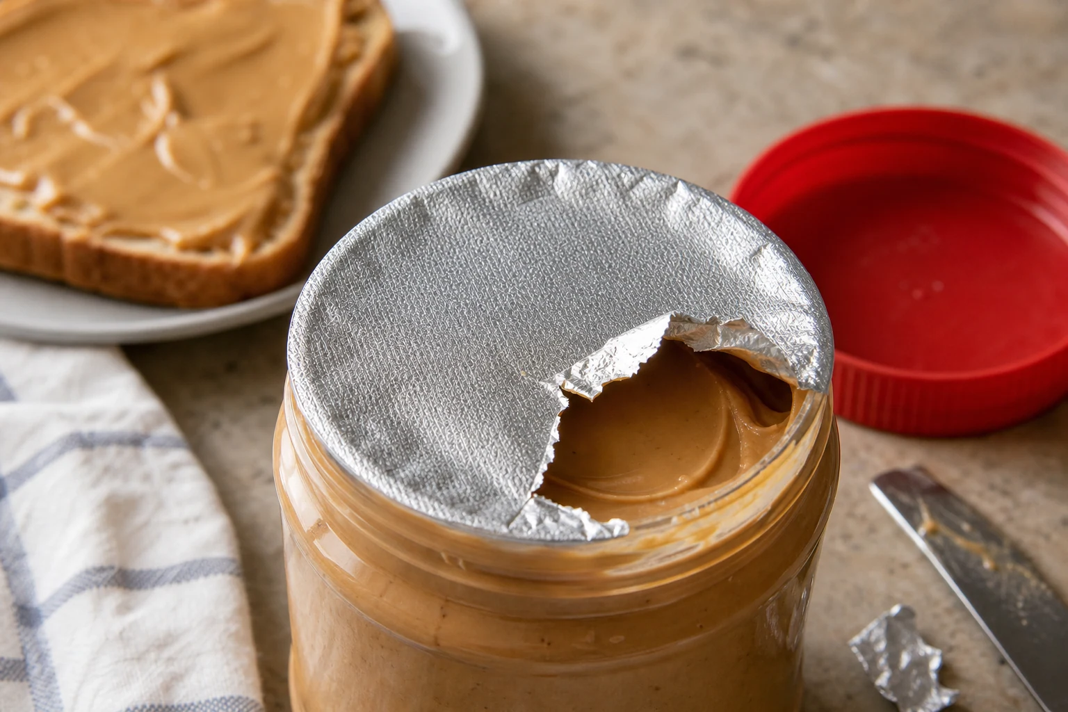 The Peanut Butter Jar Has a Security System