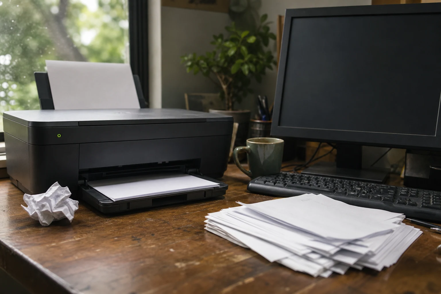 The Printer Is Here. The Computer Has Filed a Missing-Person Report.