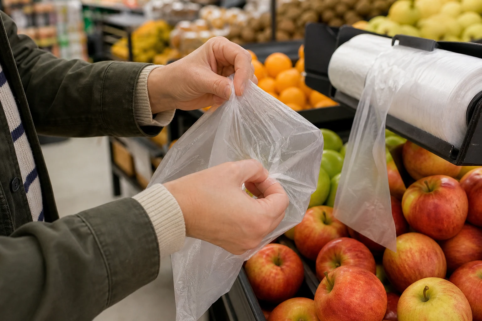 The Produce Bag Has an Opening. Good Luck Finding It.