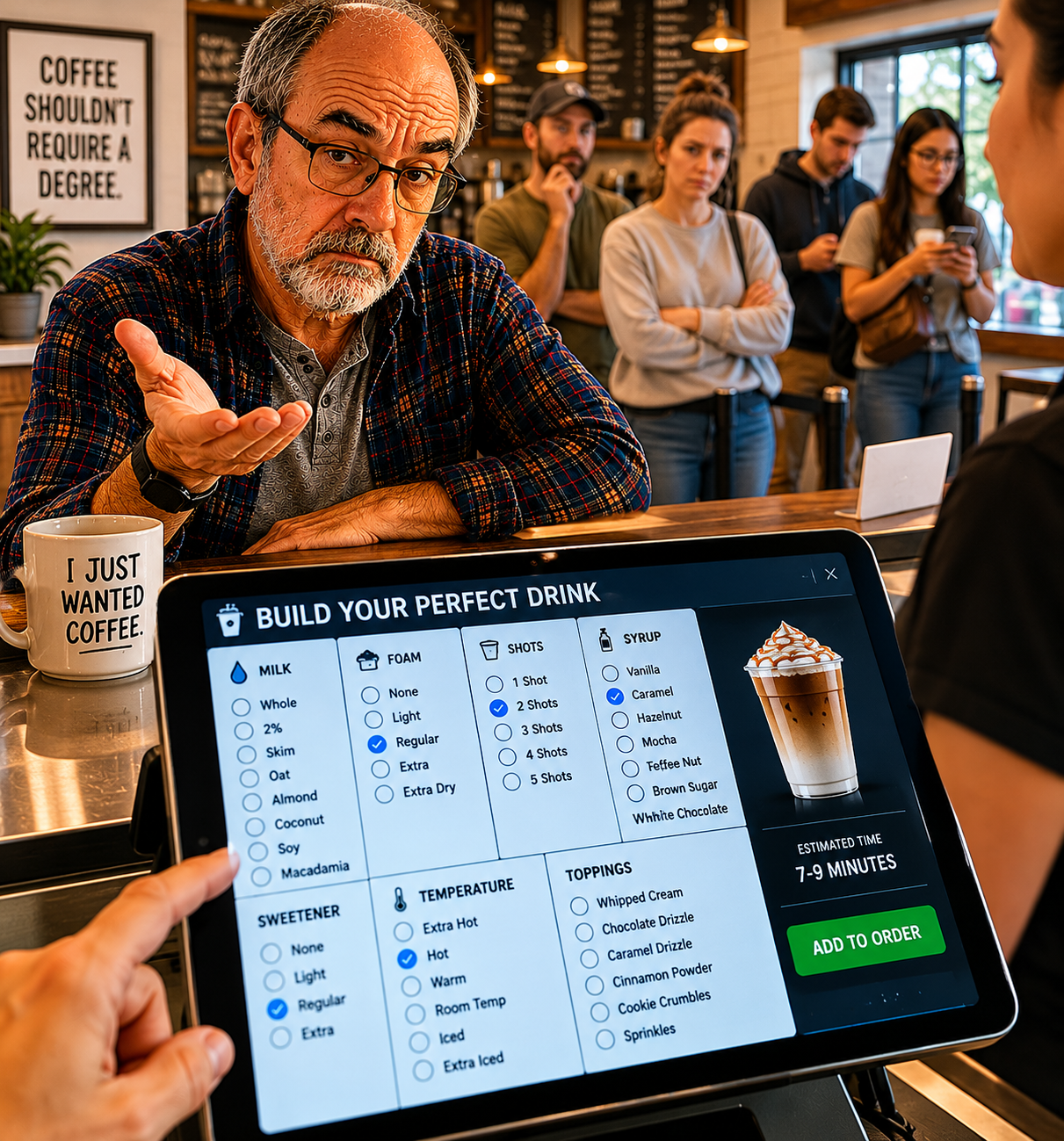 Old Man Bill vs Modern Coffee
